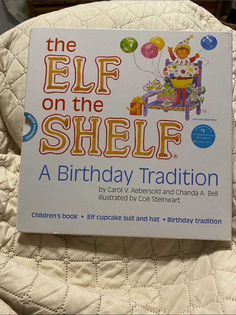 The Elf on the Shelf: A Birthday Tradition - White with Multicolor Accents